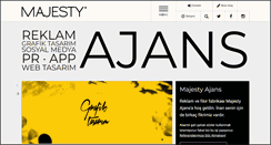 Desktop Screenshot of majestyajans.com