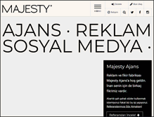 Tablet Screenshot of majestyajans.com